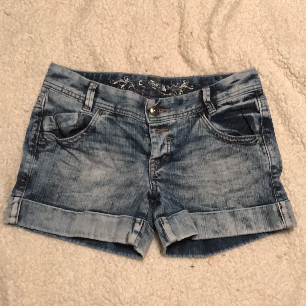 Express jean shorts